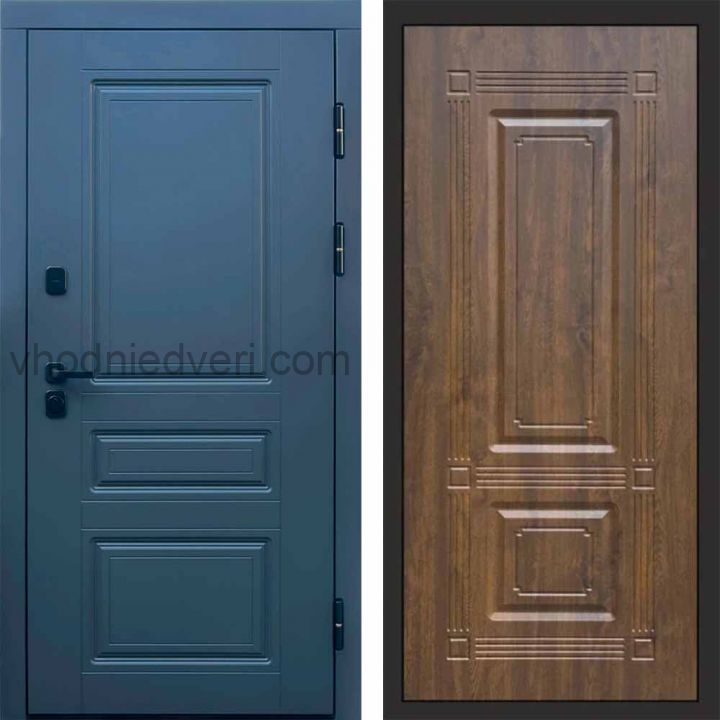 Входная дверь Termo-door Орегон Графит - Мадрид Дуб