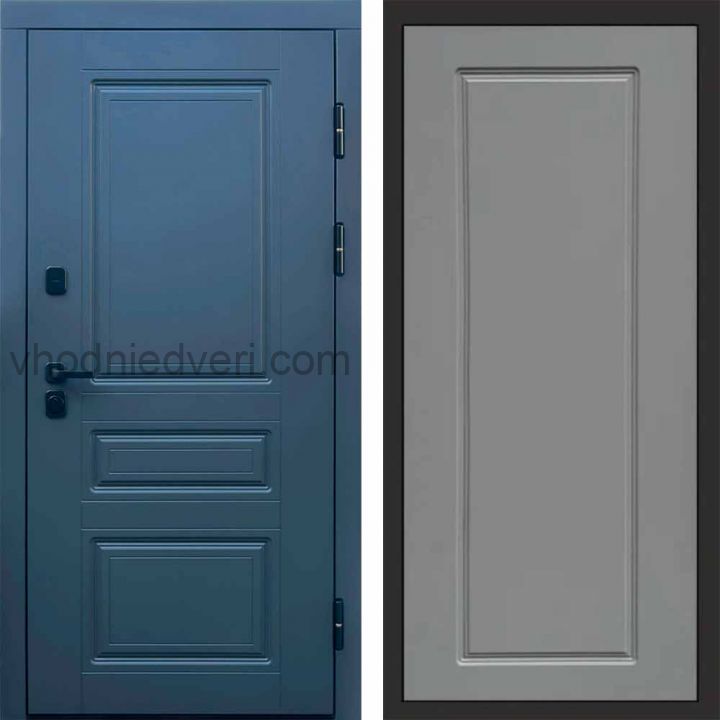 Входная дверь Termo-door Орегон Графит - Гранд Грей софт