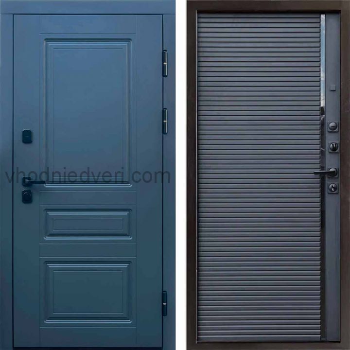 Входная дверь Termo-door Орегон Графит - Porte black