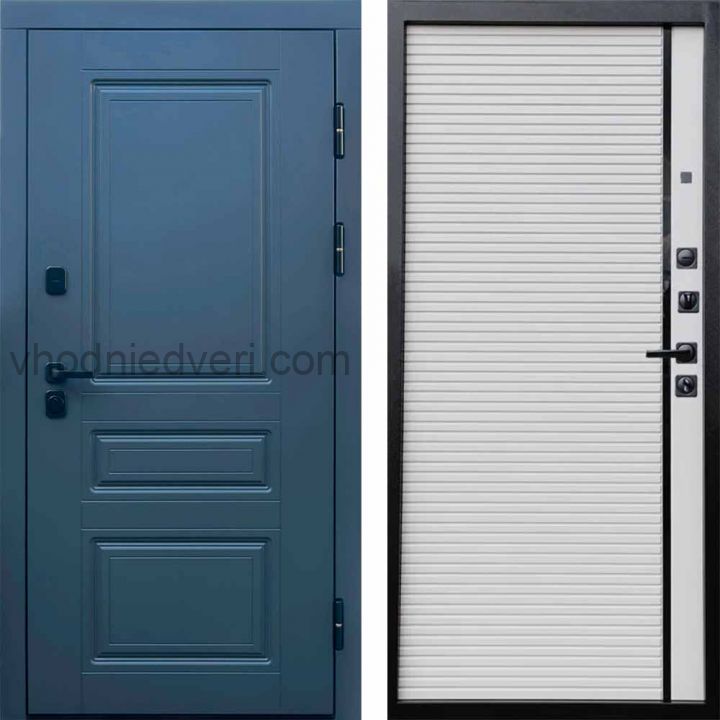 Входная дверь Termo-door Орегон Графит - Porte white