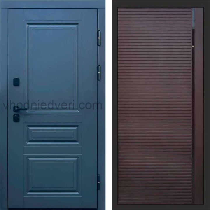 Входная дверь Termo-door Орегон Графит - Porte Шоколад