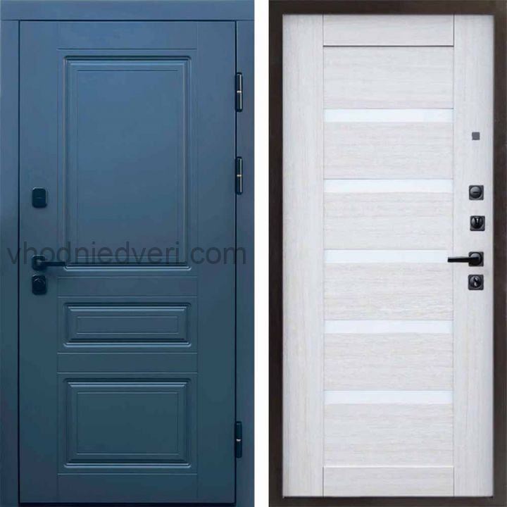 Входная дверь Termo-door Орегон Графит - Царга Лиственница