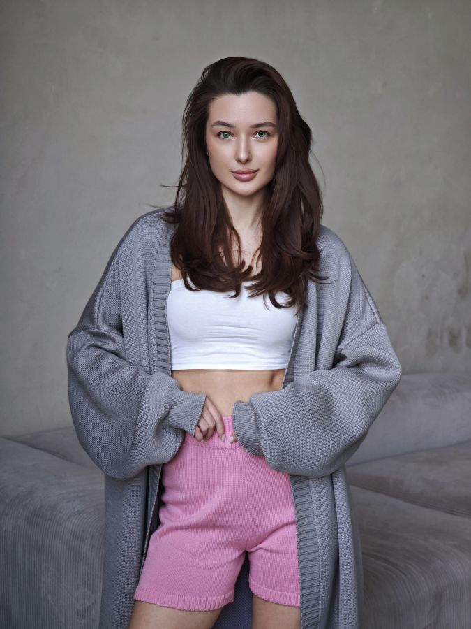 Кардиган двухсторонний длинный