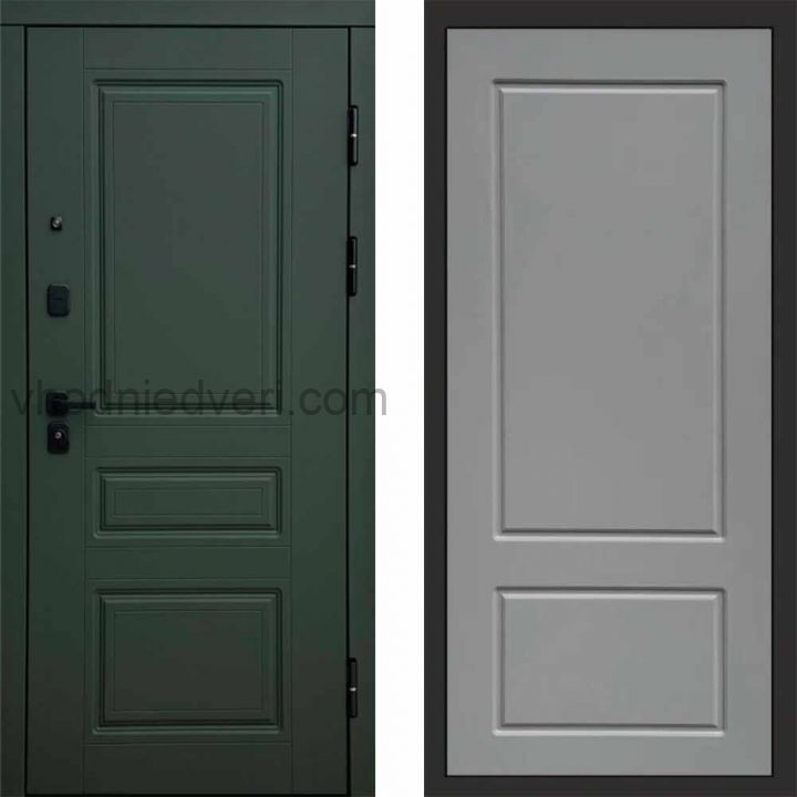 Входная дверь Termo-door Орегон Грин - Марсель Грей софт