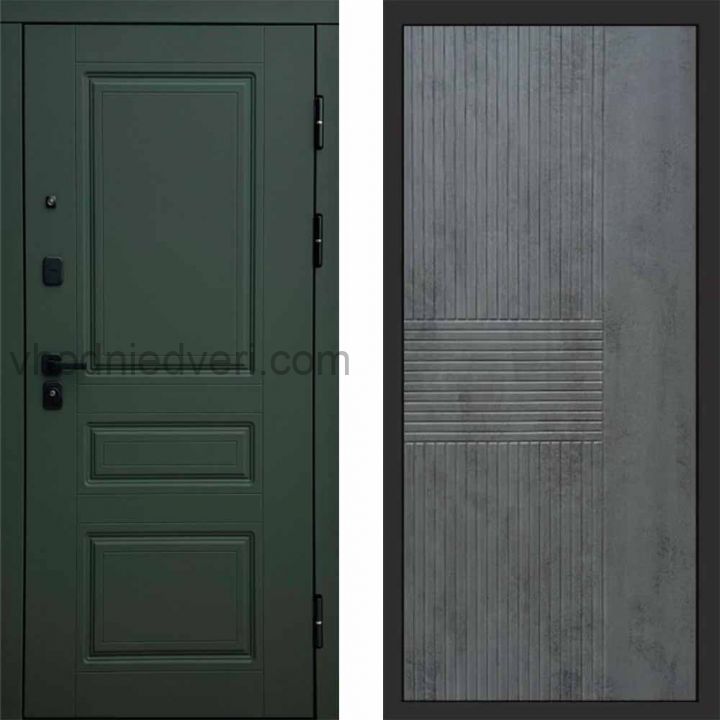 Входная дверь Termo-door Орегон Грин - Мастино Бетон темный