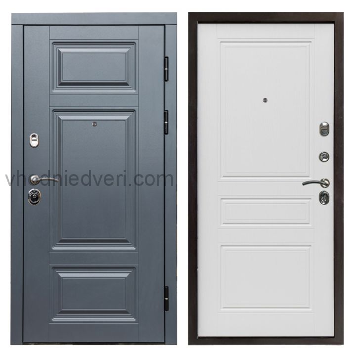 Входная дверь Termo-door Премиум Грей - Классика Лиственница