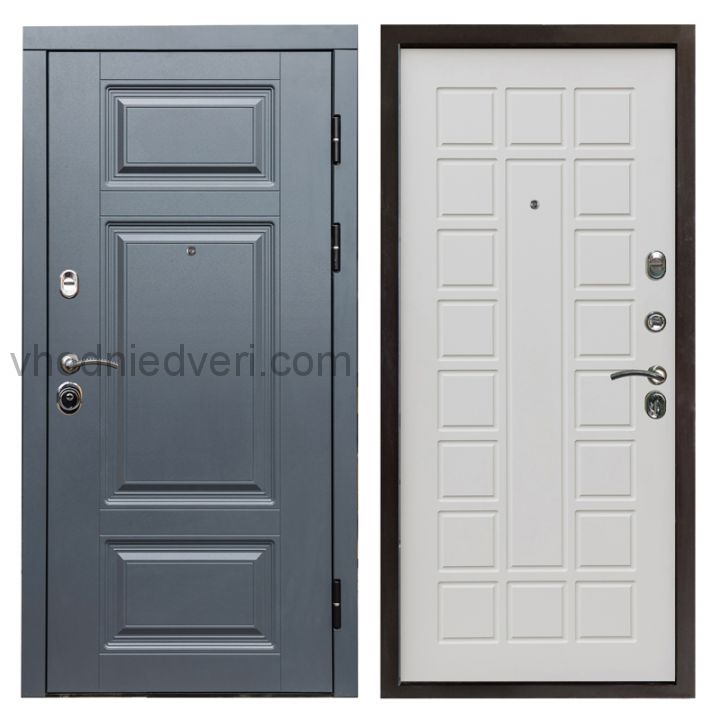 Входная дверь Termo-door Премиум Грей - Престиж Бежевый матовый