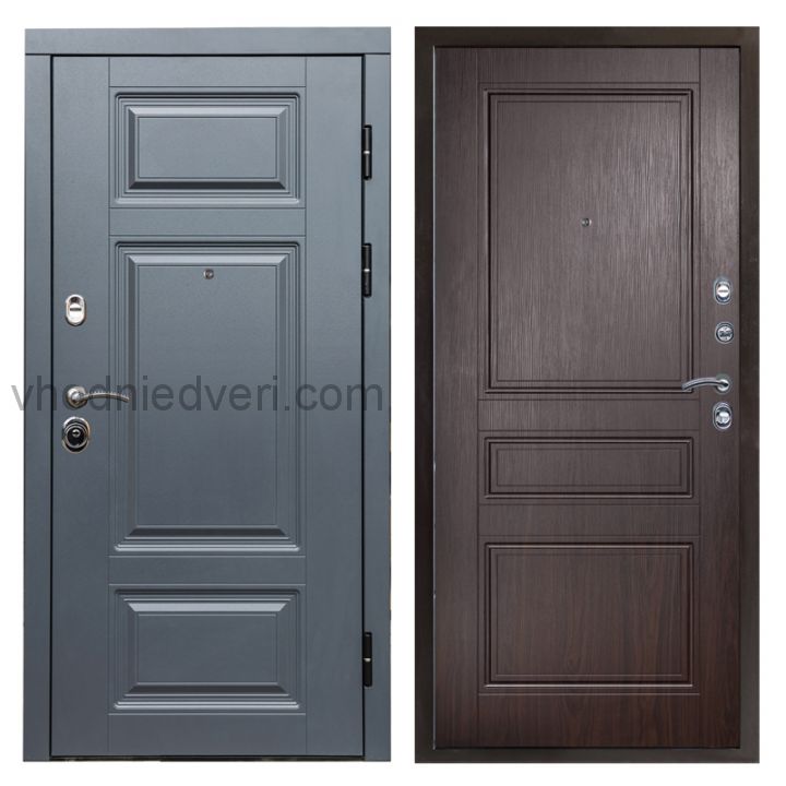 Входная дверь Termo-door Премиум Грей - Класскика Венге