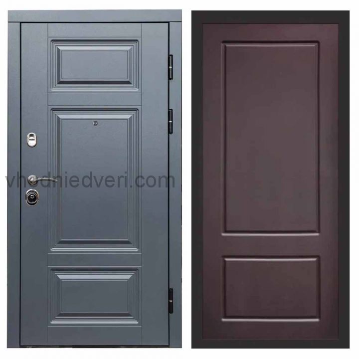 Входная дверь Termo-door Премиум Грей - Марсель Шоколад