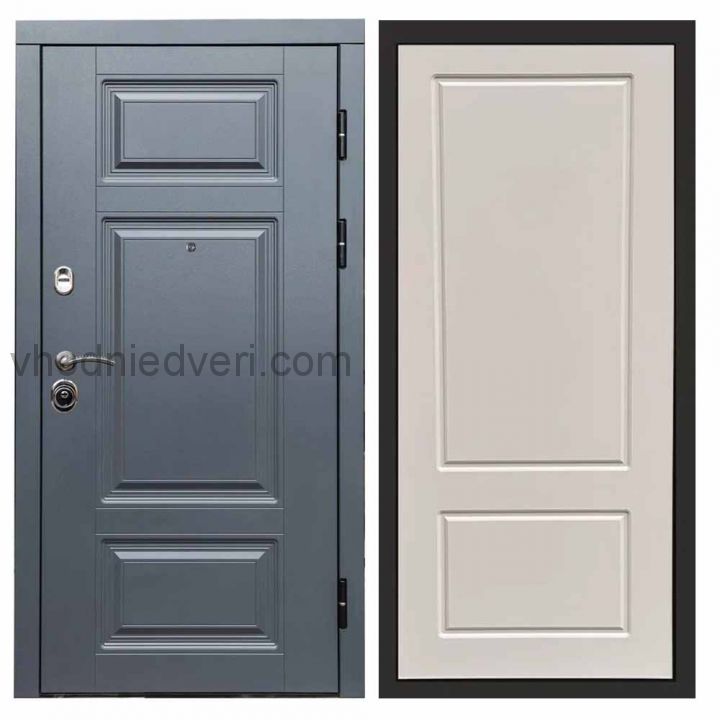 Входная дверь Termo-door Премиум Грей - Марсель Слоновая кость