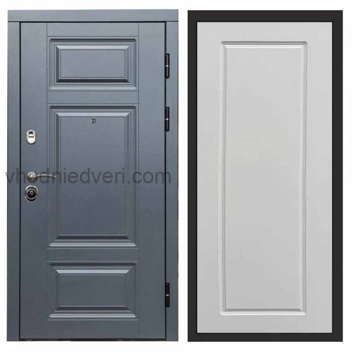 Входная дверь Termo-door Премиум Грей - Гранд Слоновая кость
