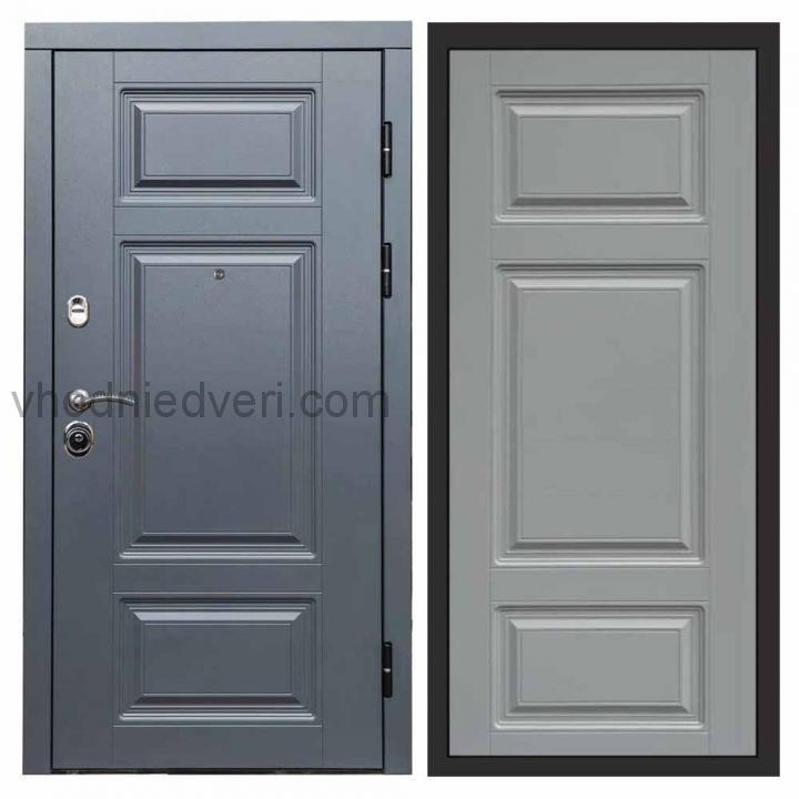 Входная дверь Termo-door Премиум Грей - Лион Грей софт