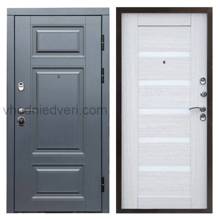 Входная дверь Termo-door Премиум Грей - Царга Лиственница