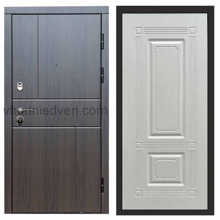 Входная дверь Termo-door Вертикаль Венге - Мадрид Лиственница