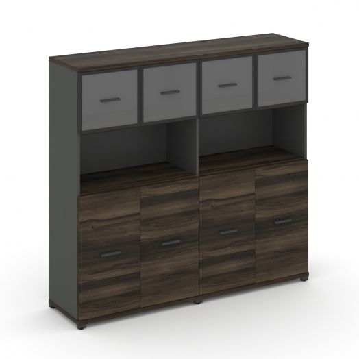 Concept Шкаф 2 широкие секции, 4 ниши CN.STS-425   1668х420х1554