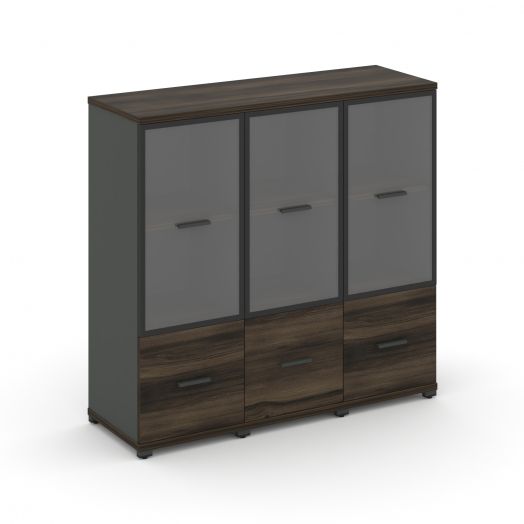 Concept Шкаф 3 узкие секции, 3 ниши CN.STU-332   1252х420х1186