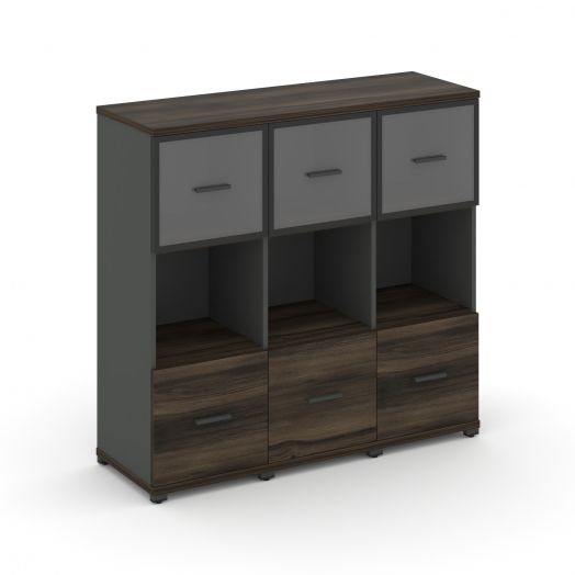 Concept Шкаф 3 узкие секции, 3 ниши CN.STU-335   1252х420х1186