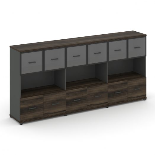 Concept Шкаф 3 широкие секции, 3 ниши CN.STS-335   2500х420х1186