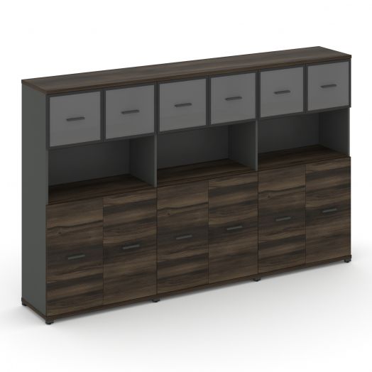 Concept Шкаф 3 широкие секции, 4 ниши CN.STS-435   2500х420х1554