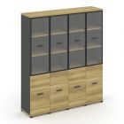 Concept Шкаф 4 узкие секции, 5 ниш CN.STU-542   1668х420х1922