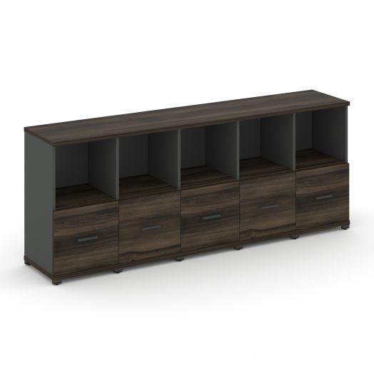 Concept Шкаф 5 узких секций, 2 ниши CN.STU-251   2084х420х818