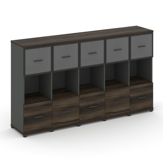 Concept Шкаф 5 узких секций, 3 ниши CN.STU-355   2084х420х1186