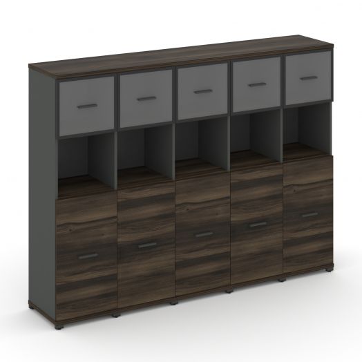 Concept Шкаф 5 узких секций, 4 ниши CN.STU-455   2084х420х1554