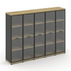 Concept Шкаф 5 узких секций, 4 ниши CN.STU-456   2084х420х1554