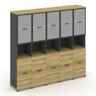 Concept Шкаф 5 узких секций, 5 ниш CN.STU-553   2084х420х1922