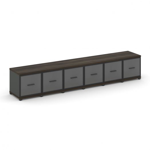 Concept Шкаф 6 узких секций, 1 ниша CN.STU-163   2500х420х450