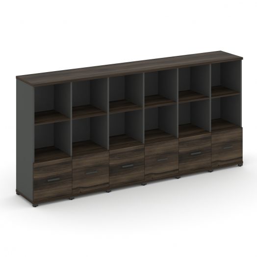 Concept Шкаф 6 узких секций, 3 ниши CN.STU-361   2500х420х1186