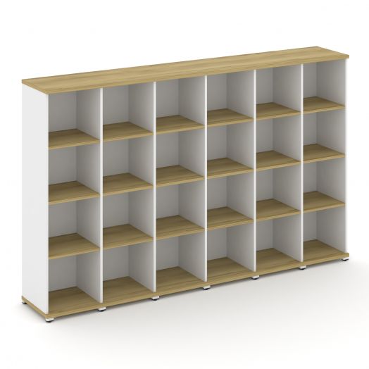 Concept Стеллаж 6 узких секций, 4 ниши CN.STU-460  2500х420х1554