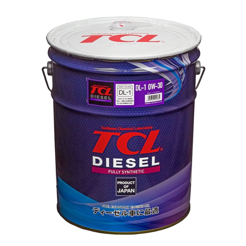 Масло моторное TCL Diesel DL-1 D0200030 0W-30, 20л