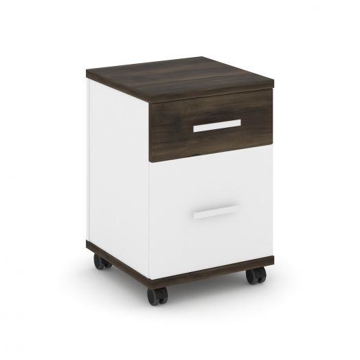 Concept Тумба мобильная 1 ящ.+1 распаш. фасад CN.TUM-009   420х420х615