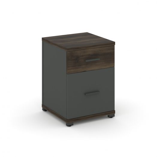 Concept Тумба опорнаяприставная 1 ящ.+1 распаш. фасад CN.TUO-004   420х420х583