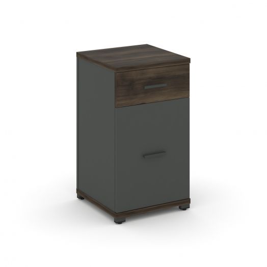 Concept Тумба опорнаяприставная 1 ящ.+1 распаш. фасад CN.TUO-005   420х420х750