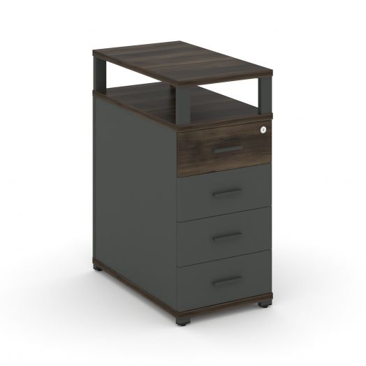 Concept Тумба опорнаяприставная 4 ящ. с надставкой CN.TGO-003   420х720х917