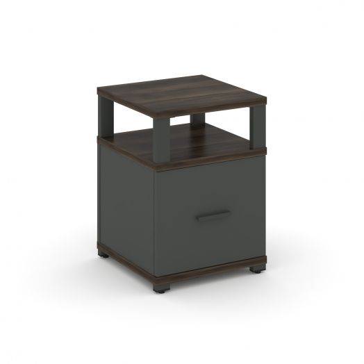 Concept Тумба приставная 1 распаш. фасад с надставкой CN.TUP-005   420х420х583