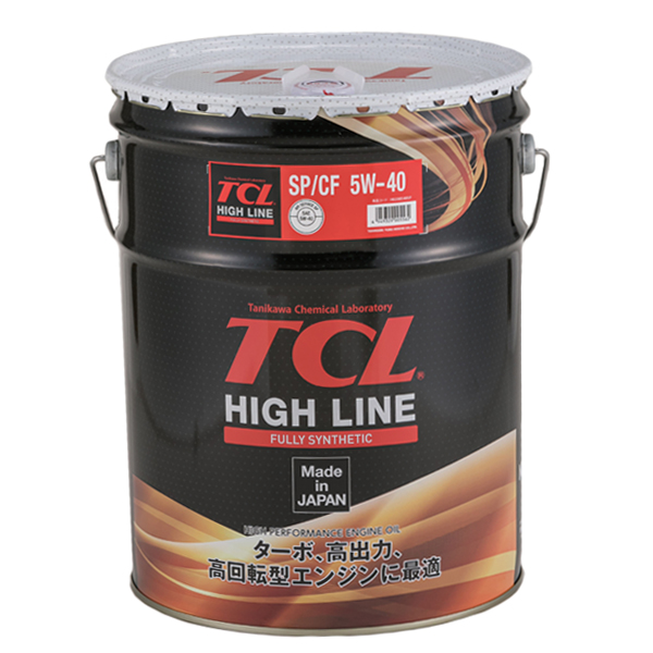 Масло моторное TCL High Line, Fully Synth, SP/CF, 5W40, 20л