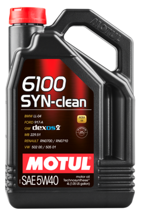 Motul 6100 Syn-clean 5W-40, 4л