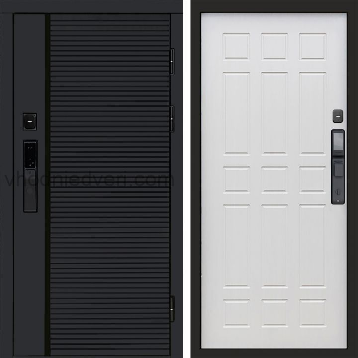 Входная дверь Termo-door BLACK LINE с электрозамком - Спарта Лиственница