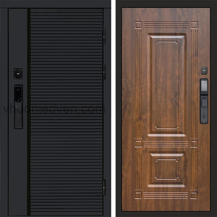 Входная дверь Termo-door BLACK LINE с электрозамком - Мадрид Дуб