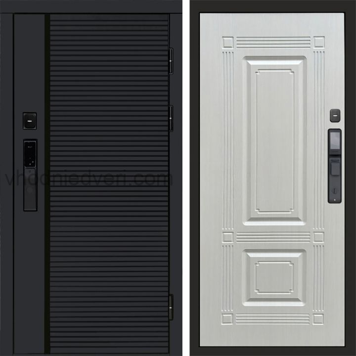 Входная дверь Termo-door BLACK LINE с электрозамком - Мадрид Лиственница
