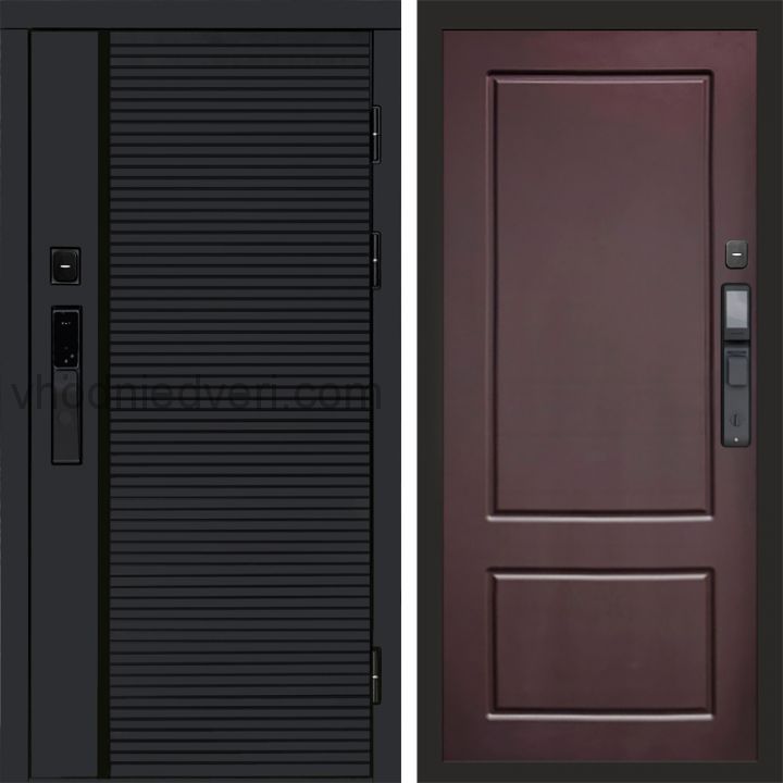 Входная дверь Termo-door BLACK LINE с электрозамком - Марсель Шоколад