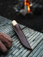 Нож финка Matti 95Х18 Карельская береза