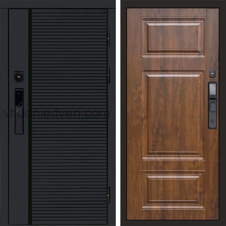 Входная дверь Termo-door BLACK LINE с электрозамком - Лион Дуб