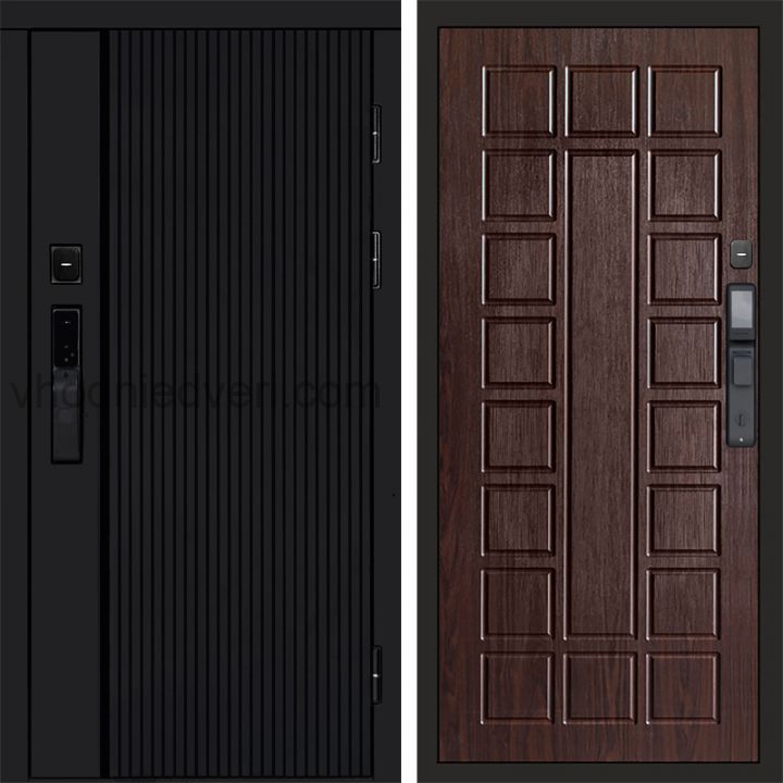 Входная дверь Termo-door УРБАН BLACK с электрозамком - Престиж Венге