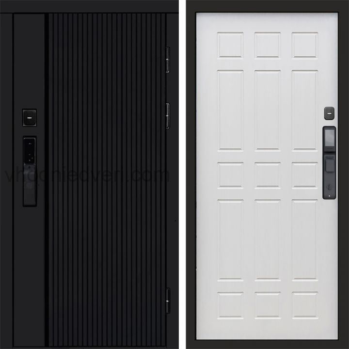 Входная дверь Termo-door УРБАН BLACK с электрозамком - Спарта Лиственница