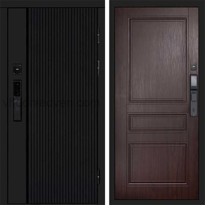 Входная дверь Termo-door УРБАН BLACK с электрозамком - Класскика Венге