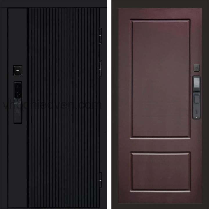 Входная дверь Termo-door УРБАН BLACK с электрозамком - Марсель Шоколад